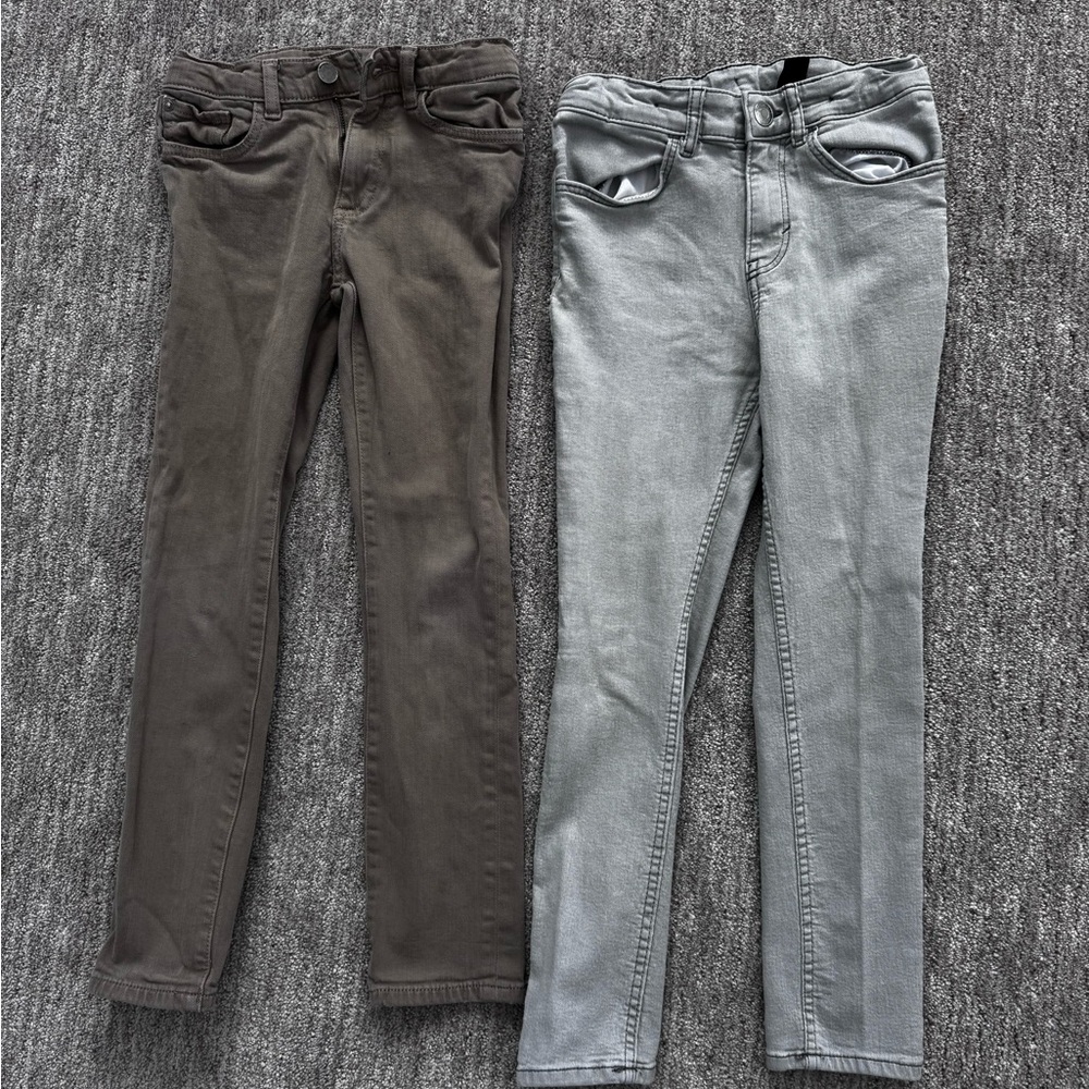Buckle Kids tan jeans 8/10 boys bundle